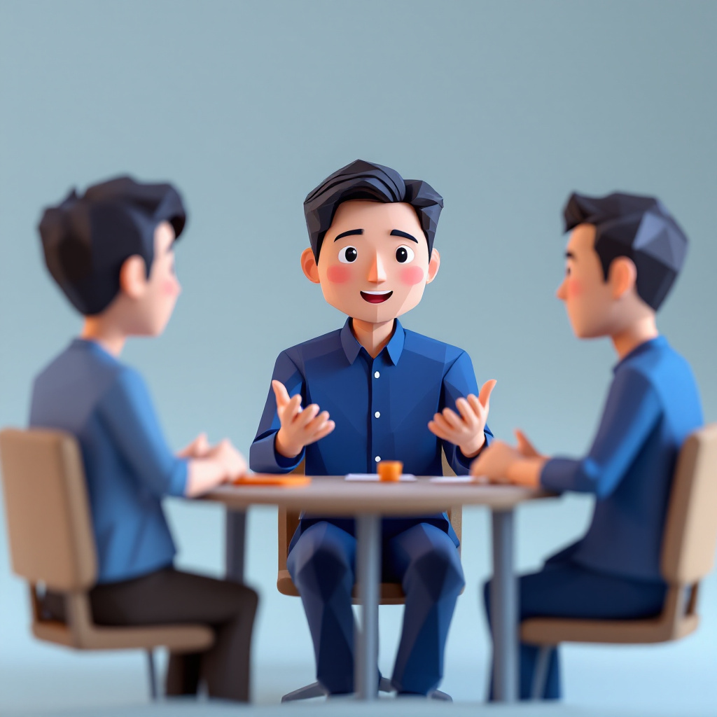 顧問・社外アドバイザーのキャラクターイラスト